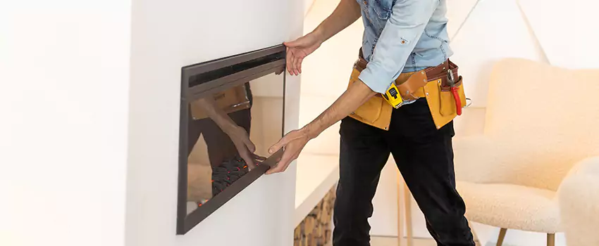 Metal Fireplace Installation in Pacific Grove, California
