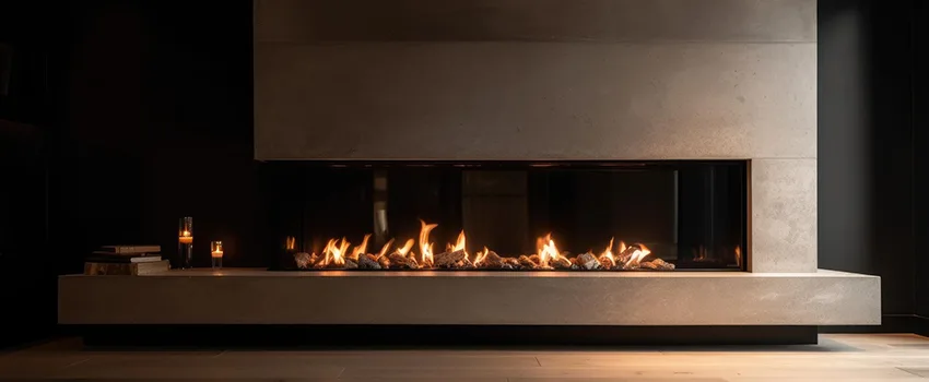 Gas Fireplace Ember Bed Design Services in Pacific Grove, California