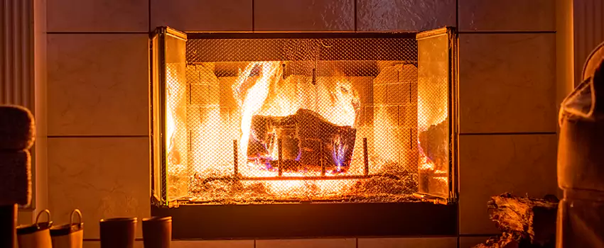 Mendota Hearth Landscape Fireplace Installation in Pacific Grove, California