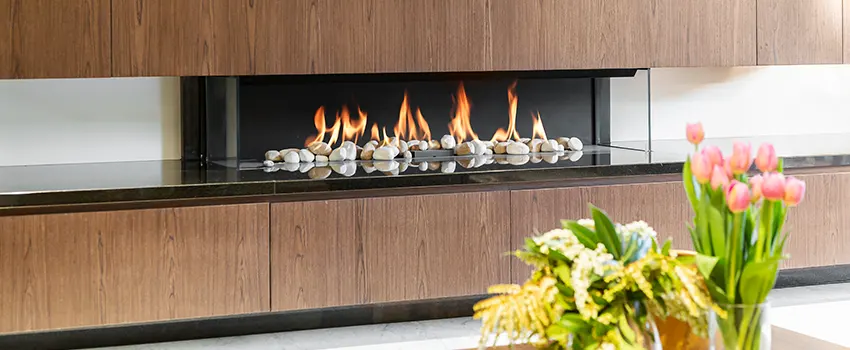 Double-height Fireplace Design Refurbishment in Pacific Grove, California